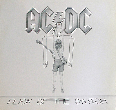 AC/DC - Flick of the Switch  album front cover vinyl record